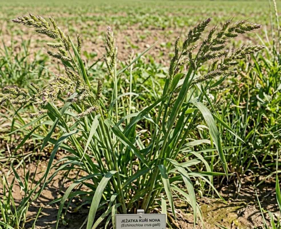 Ježatka kuří noha